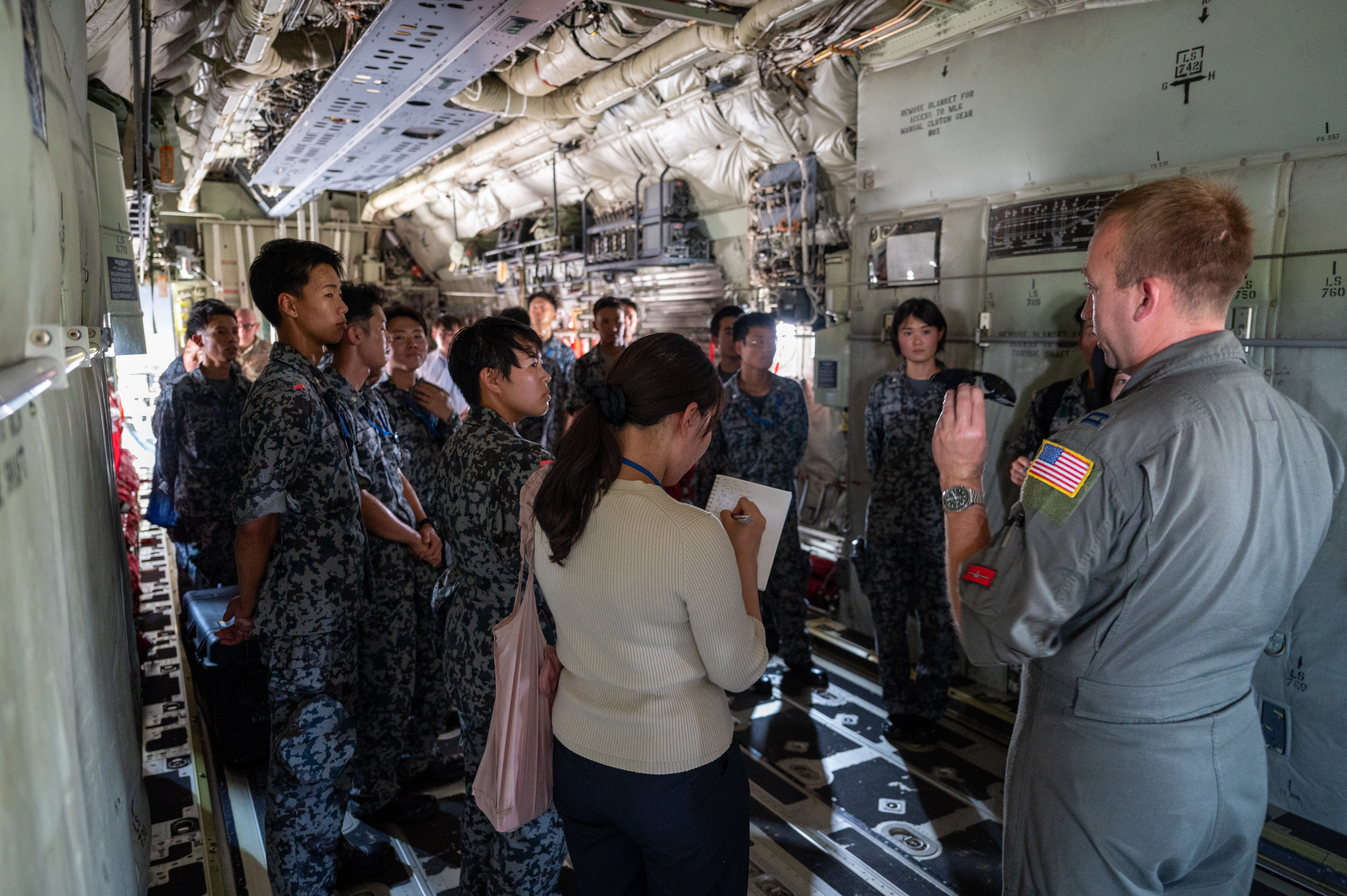 374 AW hosts JASDF personnel for C-130J static display tour